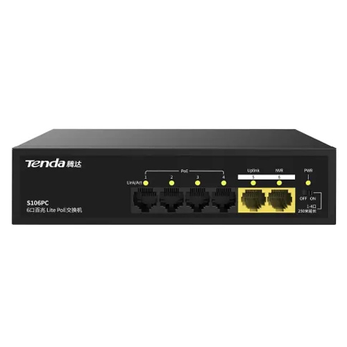 Tenda S106PC 6-Port 100M Unmanaged PoE Switch Price in Bangladesh