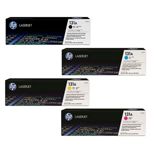 HP 131A CMYK Full Set Toner Cartridge (CF210A, CF211A, CF212A, CF213A) Price in Bangladesh