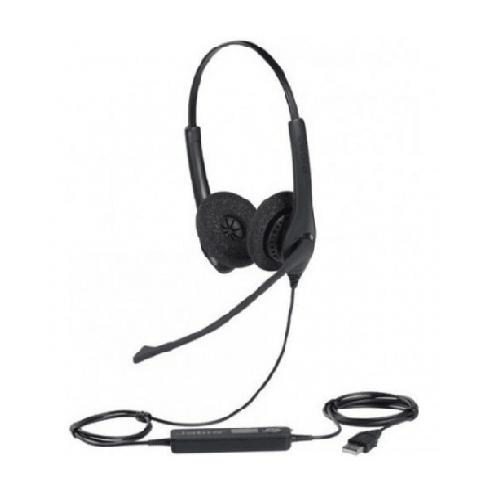 JABRA BIZ 1500 Duo (Dual Ear) USB Headphone Black Price in Bangladesh