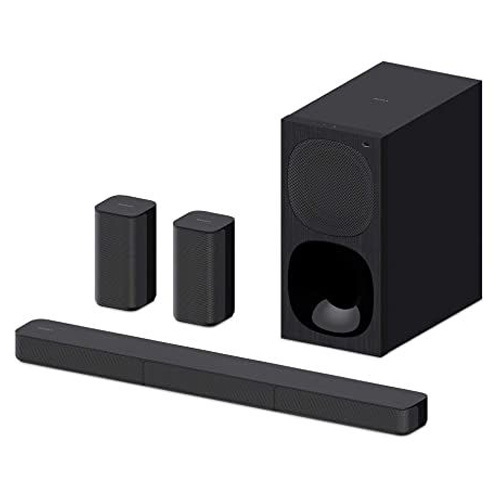 Sony HT-S20R Real 5.1ch Dolby Digital Soundbar for TV with subwoofer and Compact Rear Speakers, 5.1ch Home Theatre System (400W, Bluetooth & USB Connectivity, HDMI & Optical connectivity) Pri
