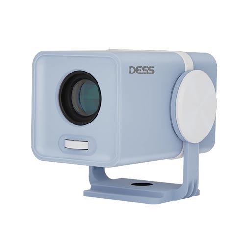 Dess T1 Blue White Outdoor Portable Mini 4K Projector in Bangladesh