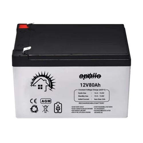 Apollo 12V-80Ah AGM Battery Price in Bangladesh