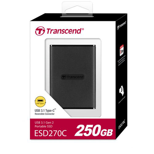 Transcend ESD270C 250GB USB 3.1 Gen 2 Type-C Portable SSD Price in Bangladesh