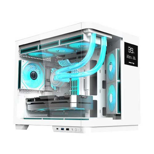 Value Top ARKVIEW RDF6W Mid Tower Micro-ATX White Gaming Casing Price in Bangladesh
