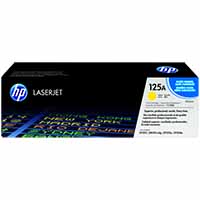 HP 125A Yellow Original LaserJet Toner Cartridge, CB542A