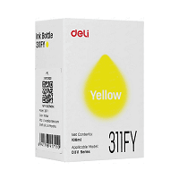 Deli 311FY 100 ml Yellow Ink Bottle for D311NW Printer