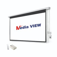 MediaView 70″ X 70″ Electric Remote Projector Screen