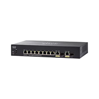 Cisco SG350-10P-K9 8-Port Gigabit PoE Managed Switch