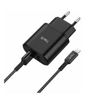 HAVIT ST822 2.1A 2-USB Ports Charger Set with Lightning Data Cable