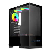 Value Top AUNIX 80F3D Mid Tower Black ATX Gaming Desktop Case