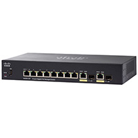 Cisco SG350-10P 10-Port Gigabit PoE Managed Switch